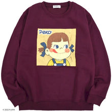 Load image into Gallery viewer, Sweatshirt- Peko Chan Wine
