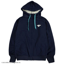 Cargar imagen en el visor de la galería, Jacket- Cinnamoroll Embroidery Winter Hoodie Navy
