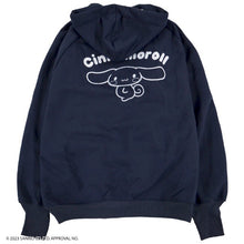 Cargar imagen en el visor de la galería, Jacket- Cinnamoroll Embroidery Winter Hoodie Navy
