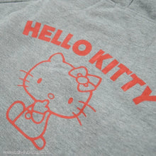 Cargar imagen en el visor de la galería, Jacket- Hello Kitty Embroidery Winter Hoodie Grey
