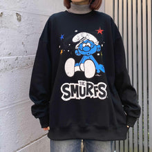 Load image into Gallery viewer, Sweatshirt- Smurfs Black
