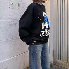 Load image into Gallery viewer, Sweatshirt- Smurfs Black
