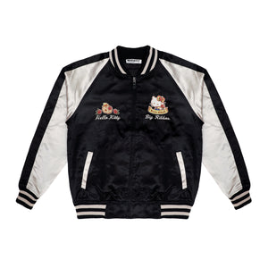 Jacket-Hello Kitty-Embroidery Sukajan Black