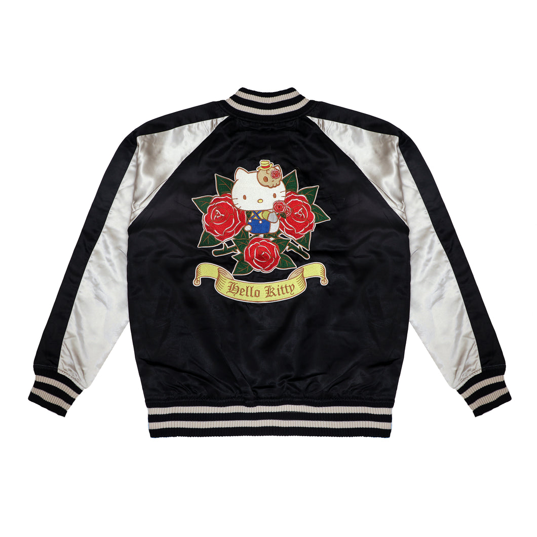 Jacket-Hello Kitty-Embroidery Sukajan Black