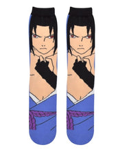 Load image into Gallery viewer, Sock- Naruto Shippuden Sasuke Crew Socks
