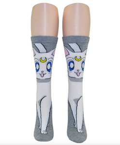 Sock- Sailor Moon Artemis Crew Socks