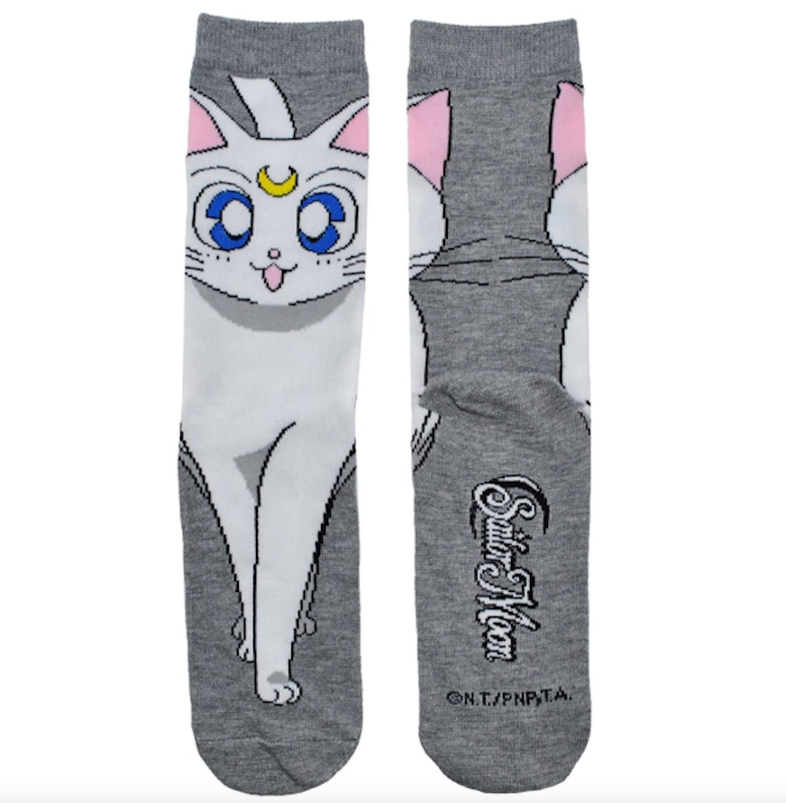 Sock- Sailor Moon Artemis Crew Socks