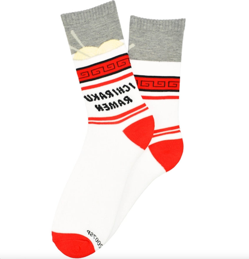 Sock- Naruto Shippuden Ichiraku Ramen Bowl Crew Socks