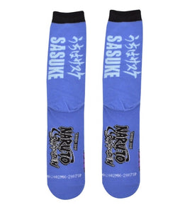 Sock- Naruto Shippuden Sasuke Crew Socks