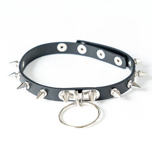 Choker- Unisex Ring Studded Choker