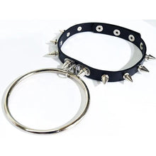 Load image into Gallery viewer, Choker- Unisex Big Ring Studded Choker
