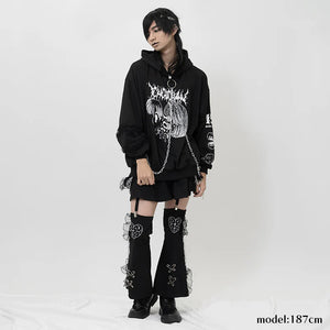 Hoodie- Unisex Brain Girl Chained Hoodie