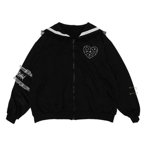 Jacket- Unisex Brain Girl Sailor Jacket