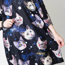 Load image into Gallery viewer, Tees- Oversized Cats Tees
