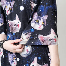 Load image into Gallery viewer, Tees- Oversized Cats Tees
