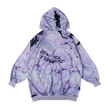 Cargar imagen en el visor de la galería, Hoodie- Oversized LovePunk Hoodie Purple
