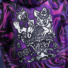 Load image into Gallery viewer, Hoodie- Oversized Psychedelic Jacket Purple
