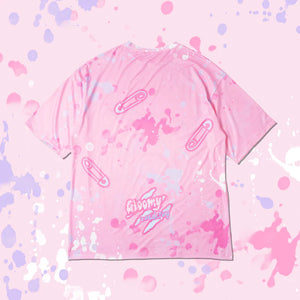 Tees- Oversized Gurokawa Bear Tees Pink