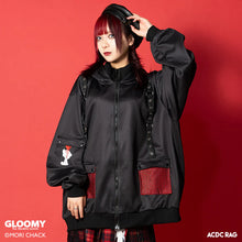 Load image into Gallery viewer, Hoodie- Oversized Gurokawa Bear Mesh Jacket
