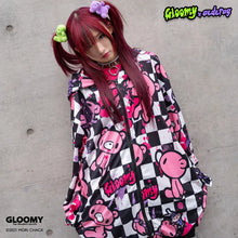 Load image into Gallery viewer, Hoodie- Oversized Gurokawa Bear Checker Jacket
