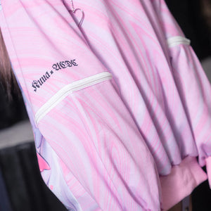 Hoodie- Oversized Hell Hoodie Pink