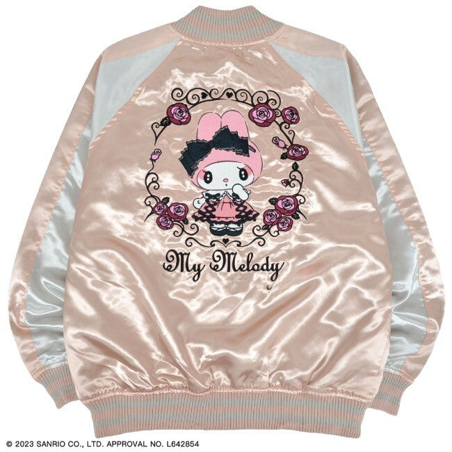 Jacket- Melody- Embroidery Sukajan Pink