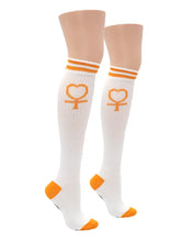 Load image into Gallery viewer, Sock- Sailor Moon Sailor Venus Athletic Knee High Sock
